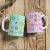 You're a Q-T. Cutie Emoji Kawaii Lemon Mugs Designed by Love Frankie and printed in the UK.