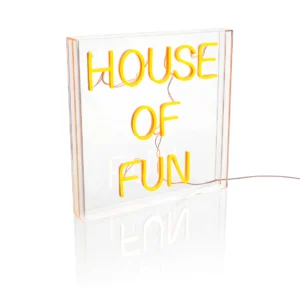 House of Fun Neon Light - Orange