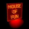 House of Fun Neon Light - Orange