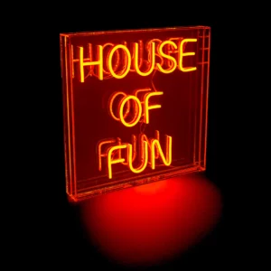 House of Fun Neon Light - Orange