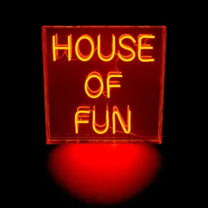 House of Fun Neon Light - Orange