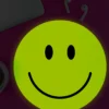 Smiley Face Mouse Mat - Glow in the dark!