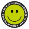 Smiley Face Mouse Mat - Glow in the dark!