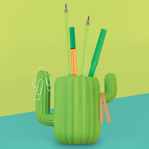 Cactus Pen Pot