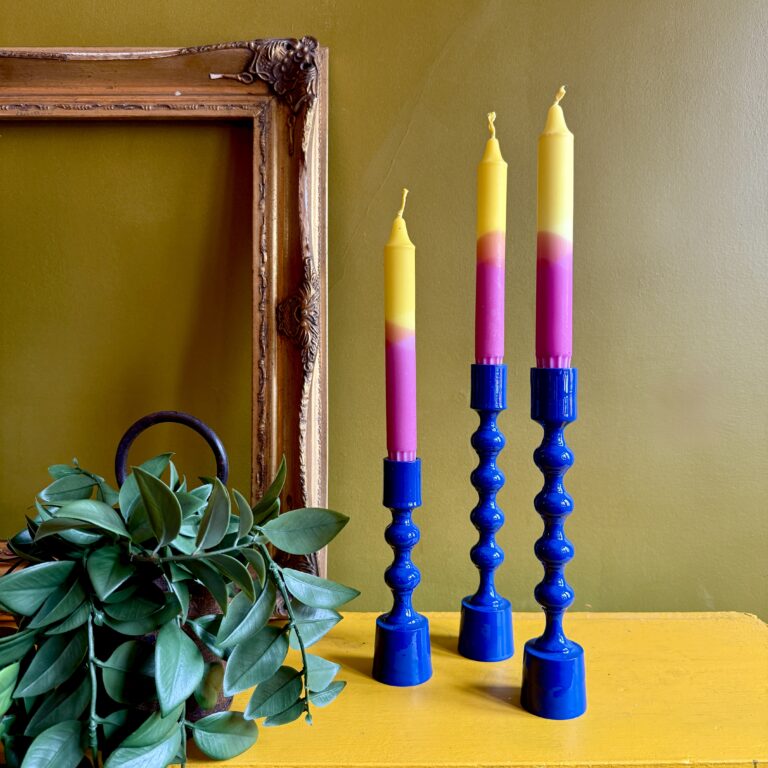 Bobble Candle Holders in Klein Blue - Sold Individually