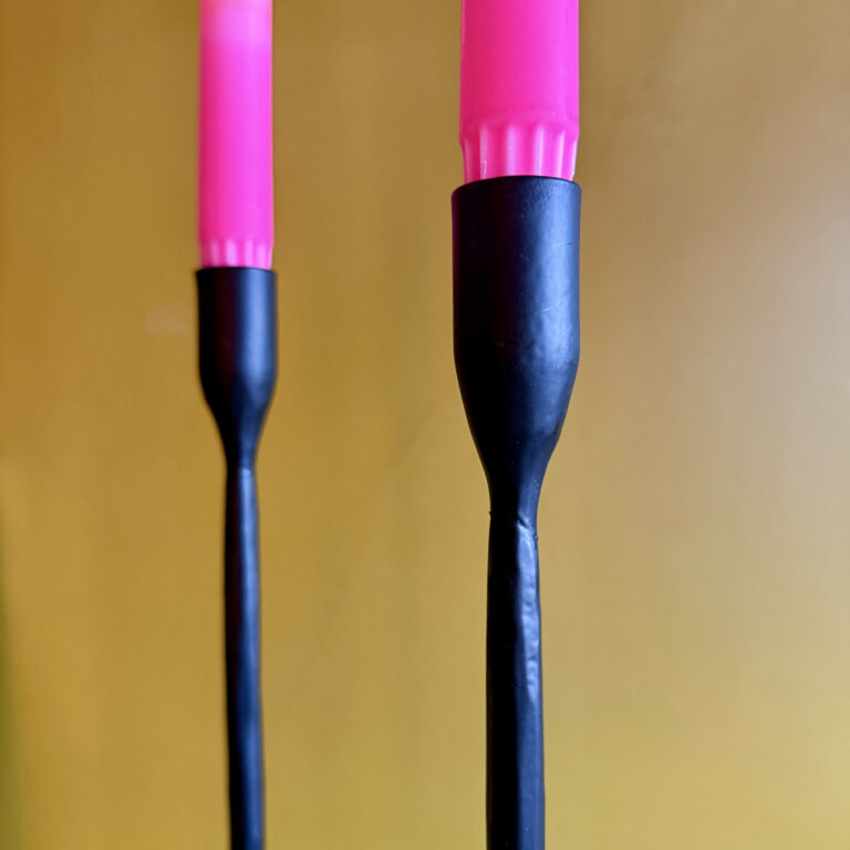 Love Frankie stem candle holder matt black